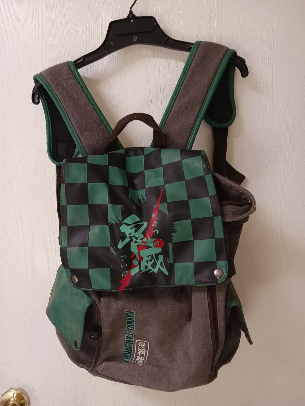 Demon Slayer Kamado Tanjirou Anime Satchel Shoulder Bag  Backpack